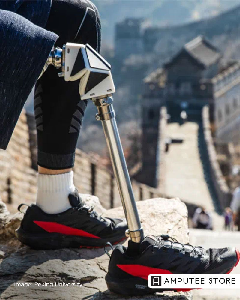 Researchers at Peking University designed an origami-inspired prosthetic knee.