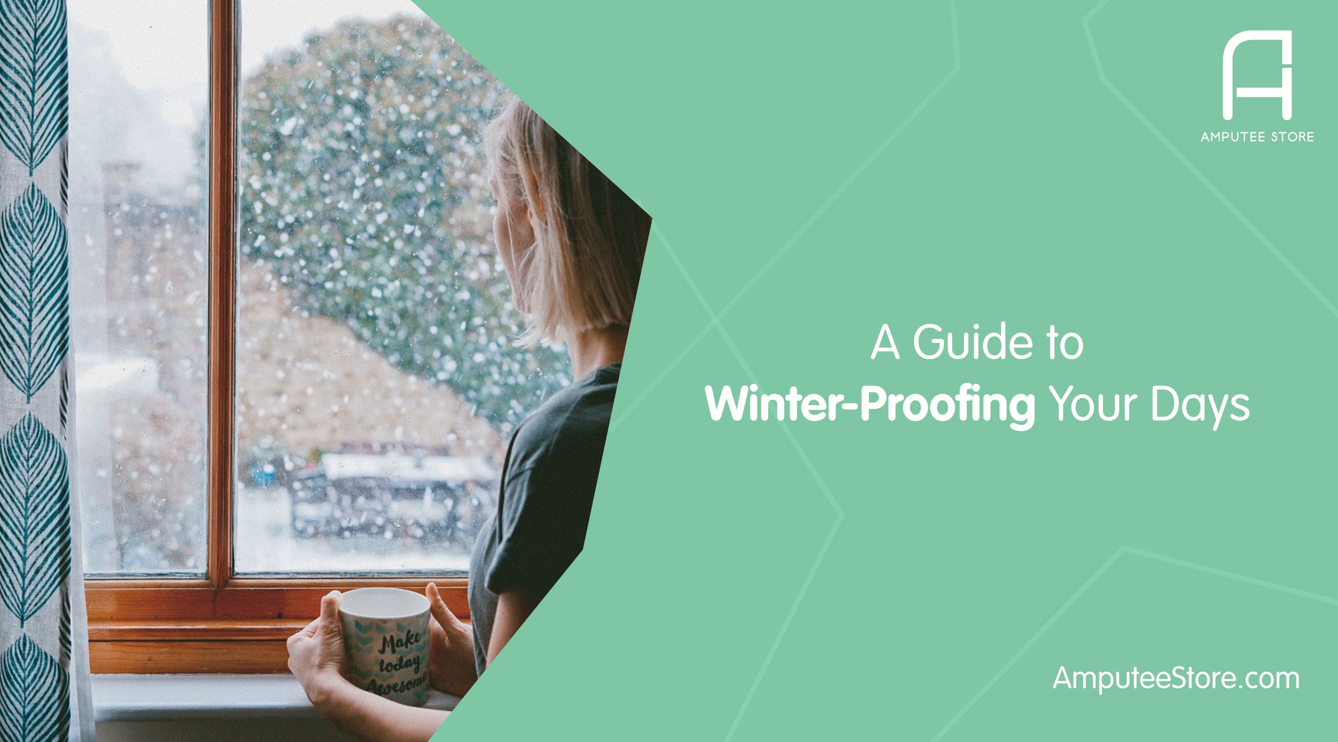 Wear thick tread winter boots, however be careful not to use a heal height greater than your regular shoe.