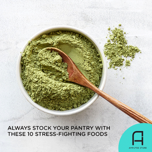 10 stress-fighting foods you should always have in your pantry.