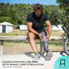 Spinal cord stimulation can help ease phantom limb pain.