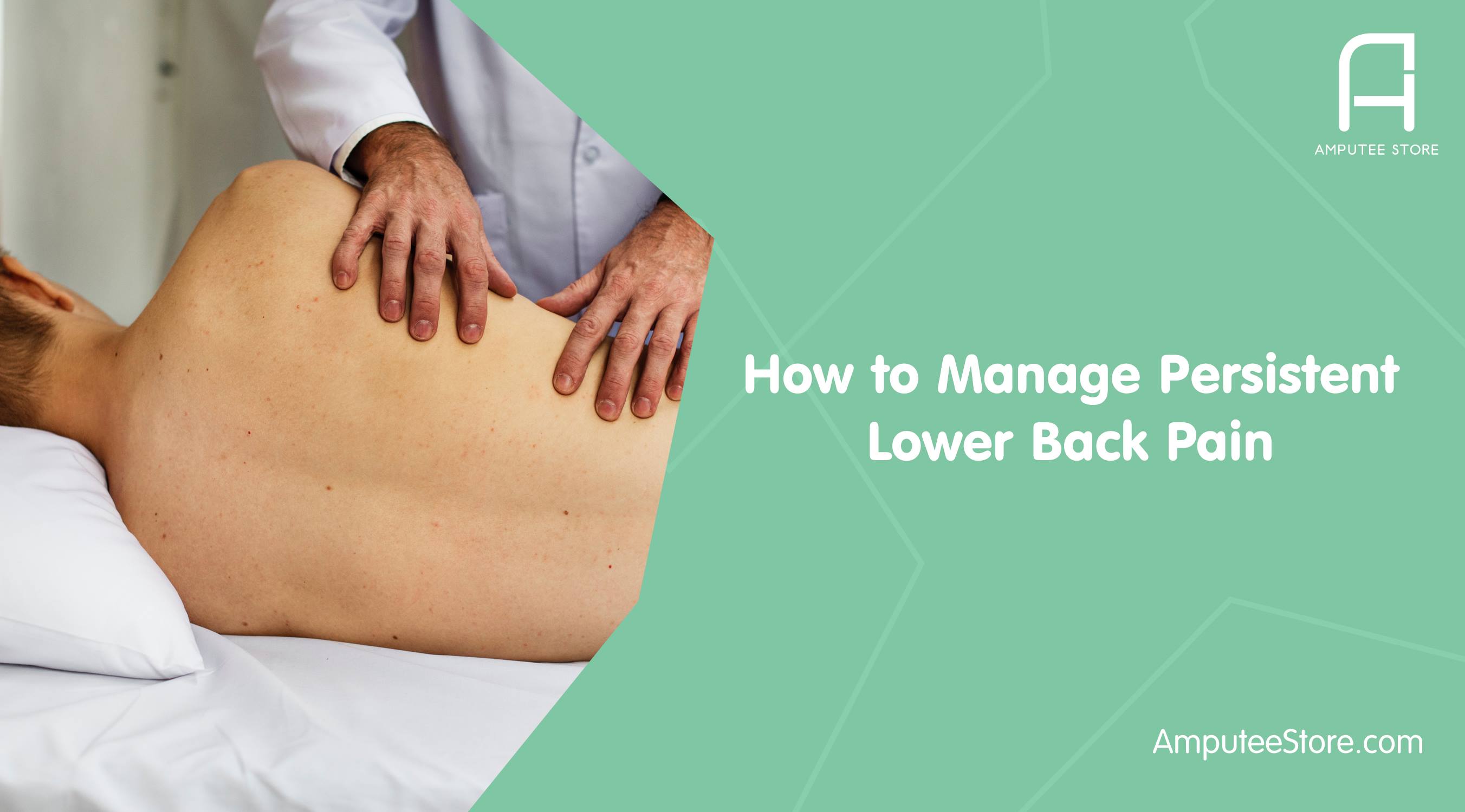 A leg length discrepancy can cause lower back pain in amputees.