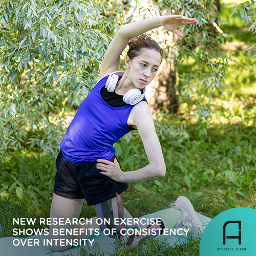Researchers found moderate but consistent exercise is more beneficial than intense but sporadic workout sessions.
