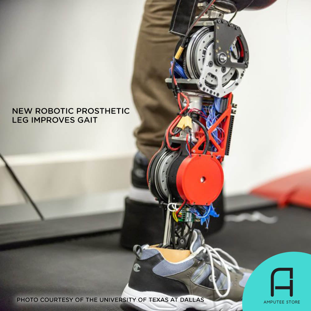 A prototype of a new robotic prosthetic leg improves gait.