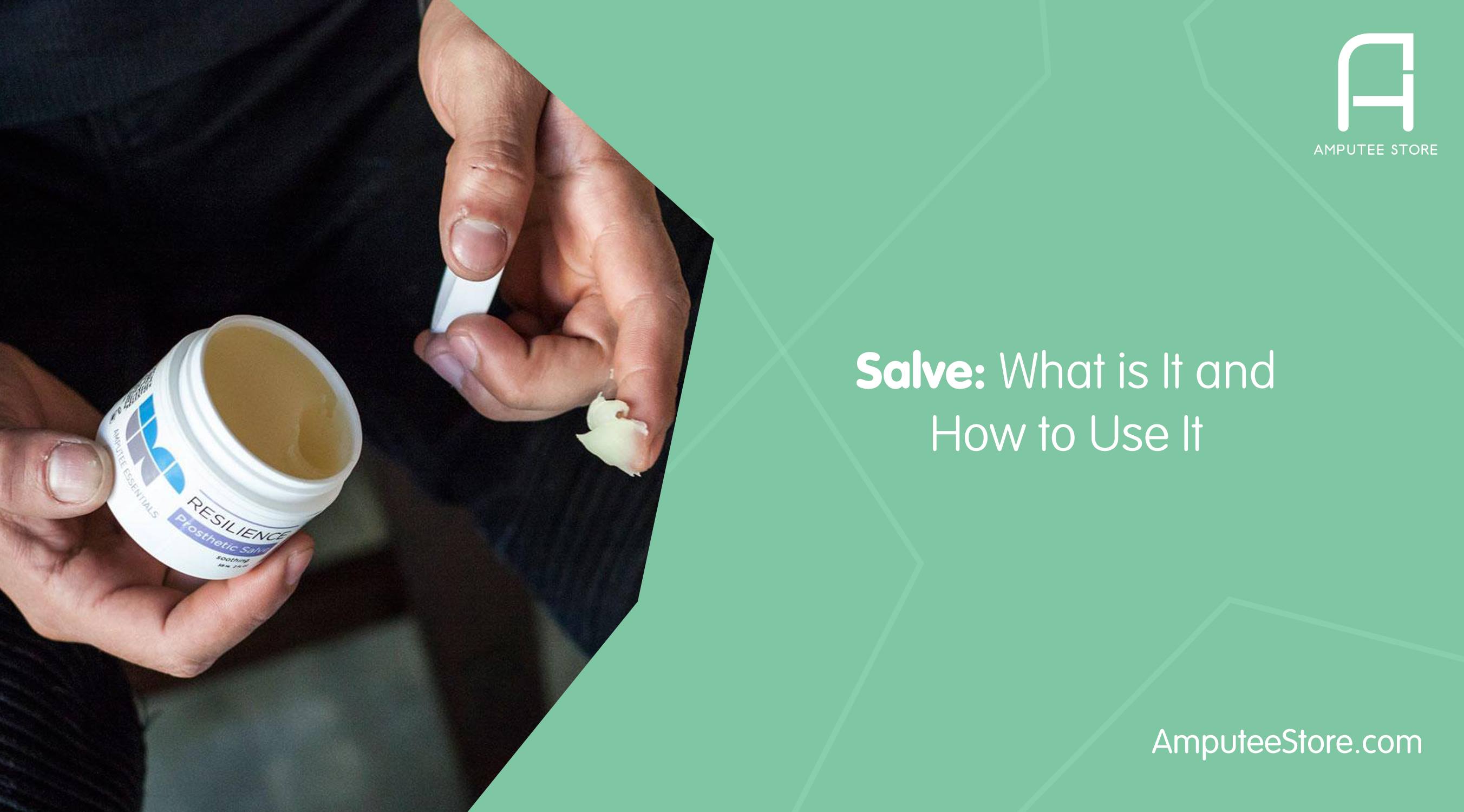 A prosthetic salve can help relieve specific areas of high friction or chafing.