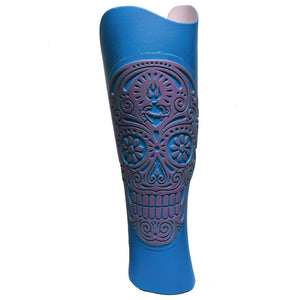 3D printed leg cover for limb loss below knee.