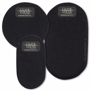 3 size options for glidewear liner prosthetic patch.