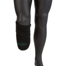 Load image into Gallery viewer, Knit-Rite Hugger Top Soft Sock reflected to show fleeced soft inside of black prosthetic sock.