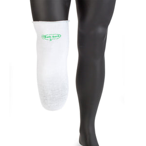 Knit-Rite Soft Sock Coolmax, size Regular long prosthetic sock with hole-in-toe for prosthetic locking liners.