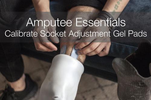 Amputee Essentials Socket Adjustment Gel Pads, 4 Shapes