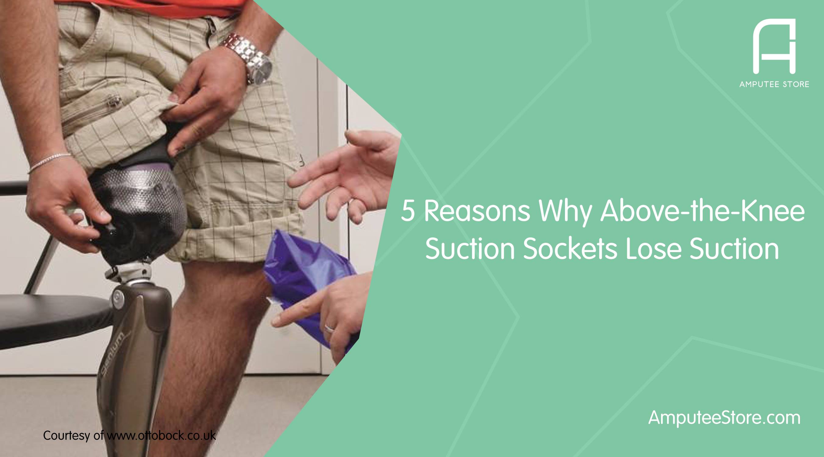 Suction suspension creates a feeling of oneness with your prosthesis when it works well.