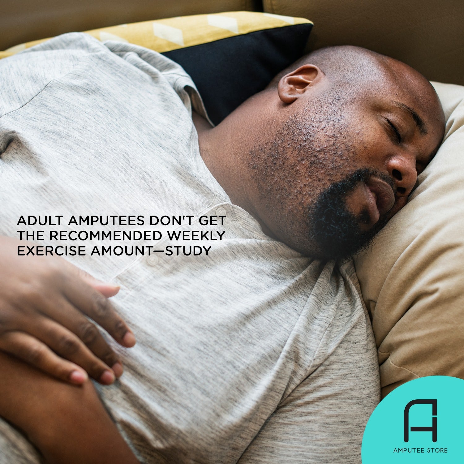 According to a study, adult amputees don't get enough exercise.