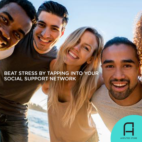 Tap into your social support network to beat stress.