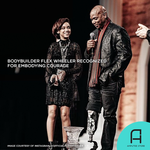Flex Wheeler received the Olympia Inspiration and Courage Award at the 2020 Mr. Olympia.