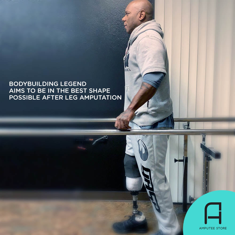 Bodybuilding legend Flex Wheeler aims to be in the best shape after leg amputation.