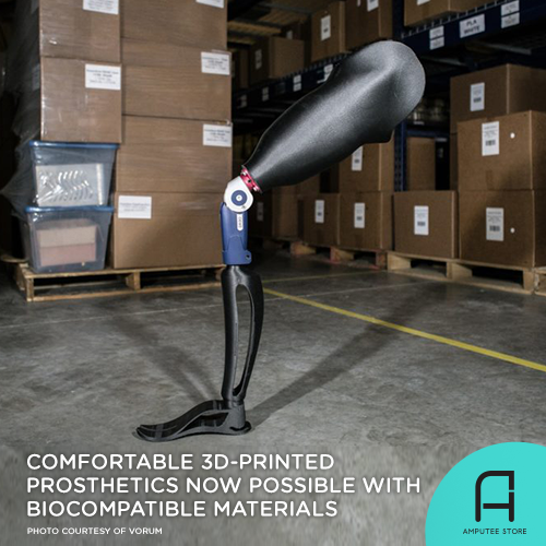 Comfortable 3D-Printed Prosthetics Possible With Biocompatible