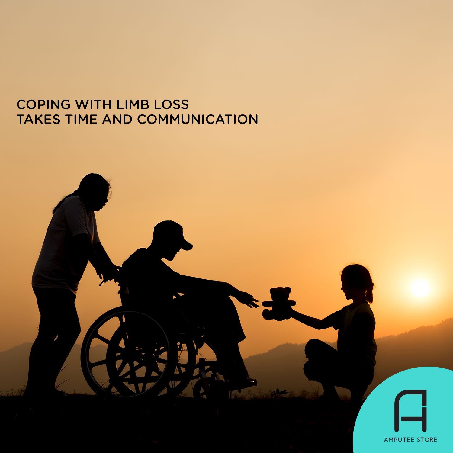 It takes time and open communication to cope with limb loss.