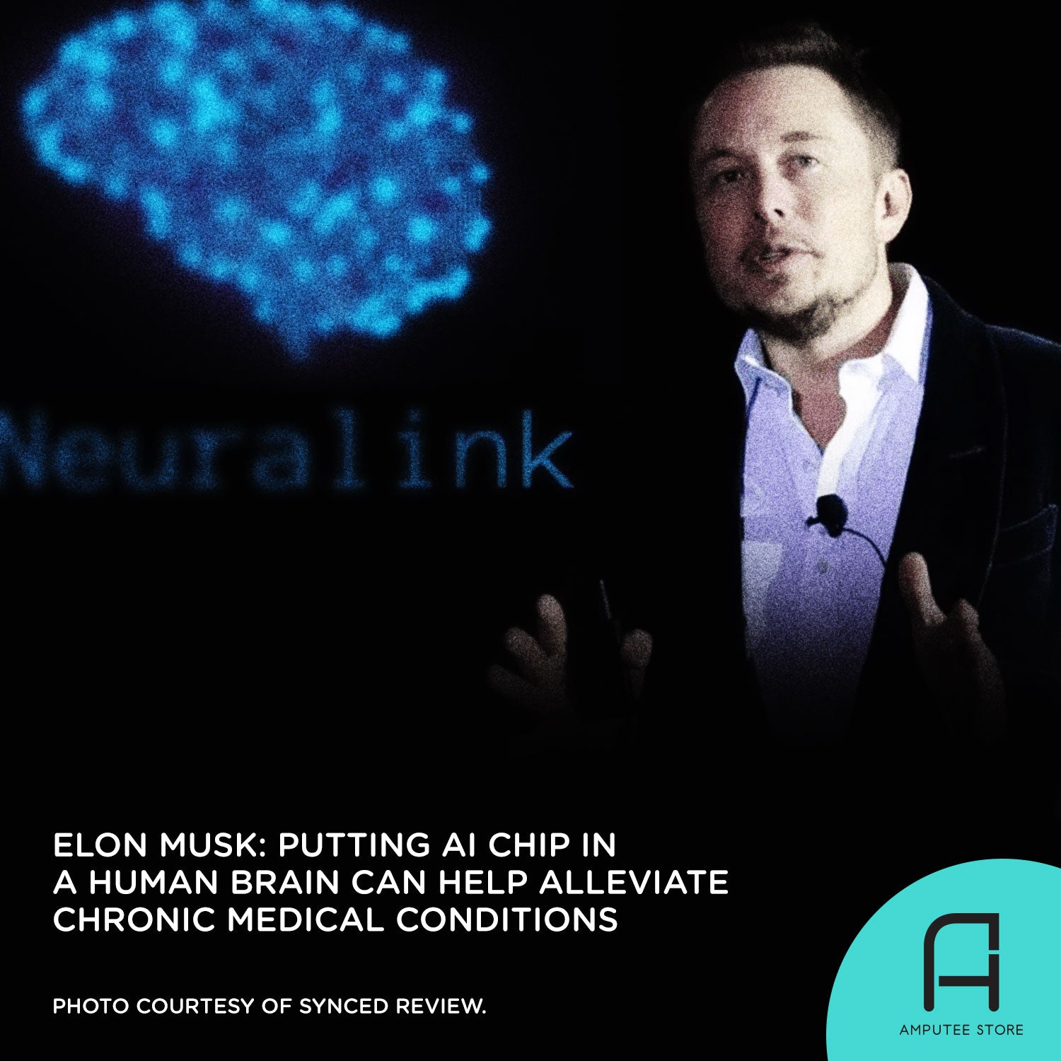 Elon Musk says placing an AI chip in the brain could help alleviate chronic medical conditions.