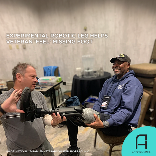 Experimental Robotic Leg Helps Veteral 'Feel' Missing Foot | Amputee Store