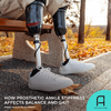Researchers found that prosthetic ankle stiffness affects balance and gait.