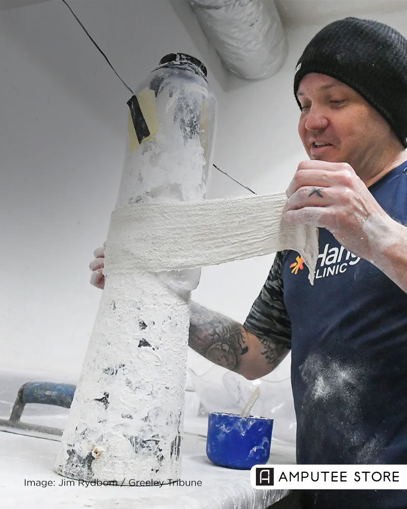Keith Walton found purpose in creating prosthetics and connecting with others post-amputation. 