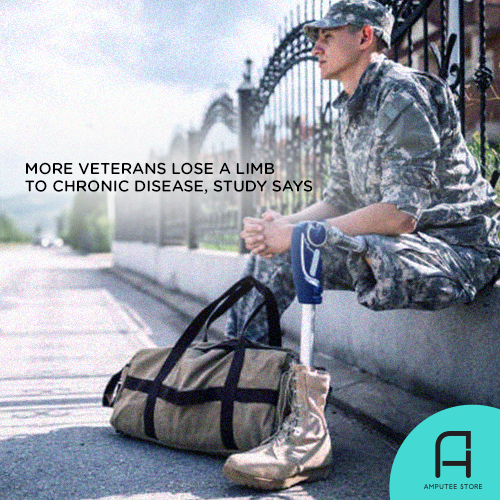 Chronic disease, not conflict, is the leading cause of amputations among veterans.