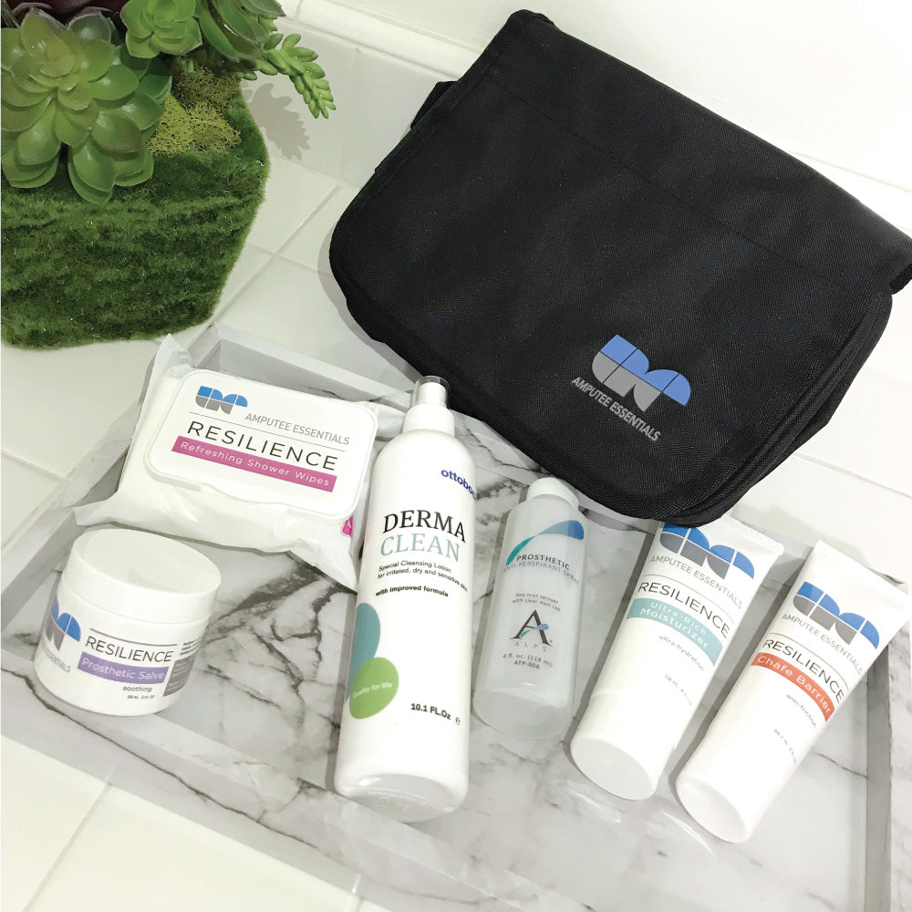 Prosthetic skin care routine how-to.