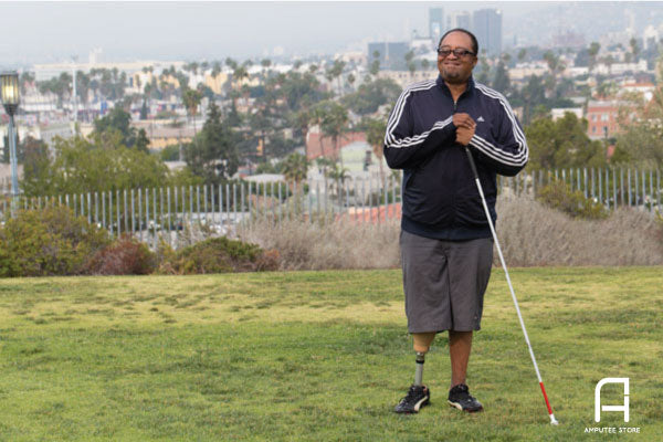 Inspiring prosthetic story about a friend and prosthetic user.