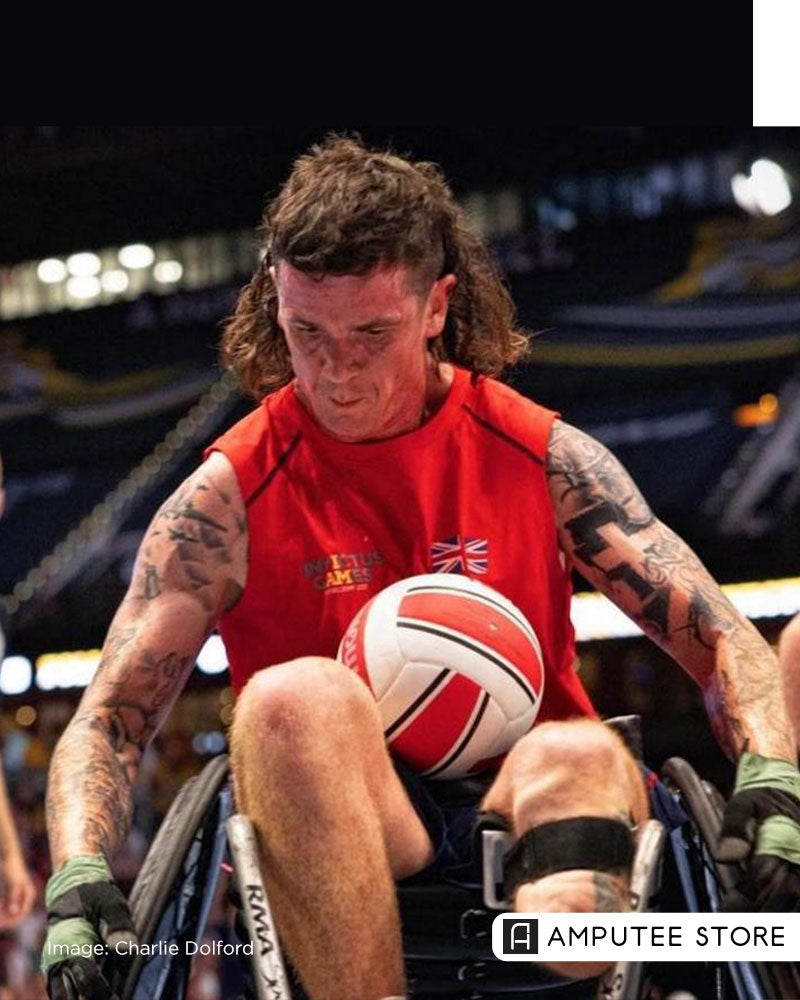 Charlie Dolford regains his life after deciding to amputate his leg.