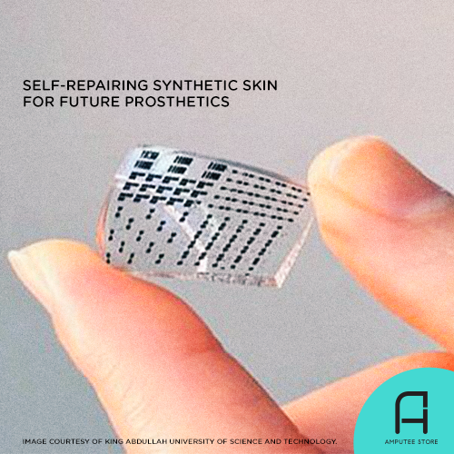 This synthetic skin that can repair itself up to 5000 times can be used in future prosthetics.