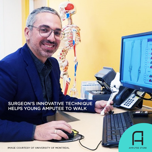 Dr. Panagiotis Glavas performs historic surgical procedure on young amputee.