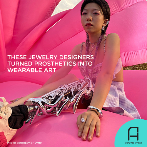 Chinese jewelry designers YVMIN turned prosthetics into wearable art.