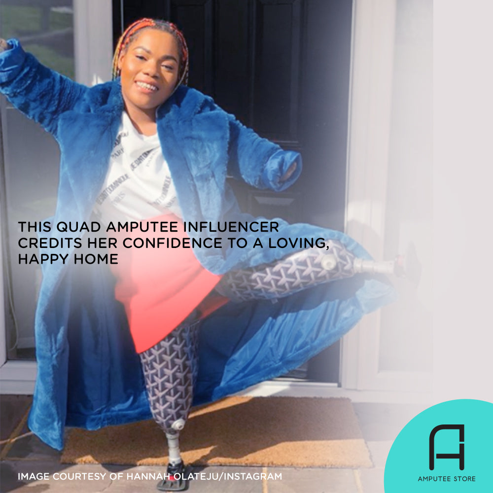 Hannah Olateju credits her confidence to growing up in a loving, happy home.