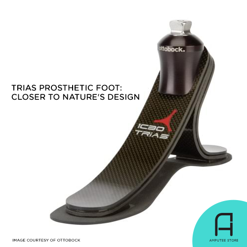 Ottobock’s Trias 1C30 has a structure similar to the human foot.
