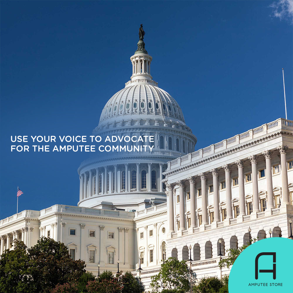 Use your voice to advocate for the needs of the amputee community.