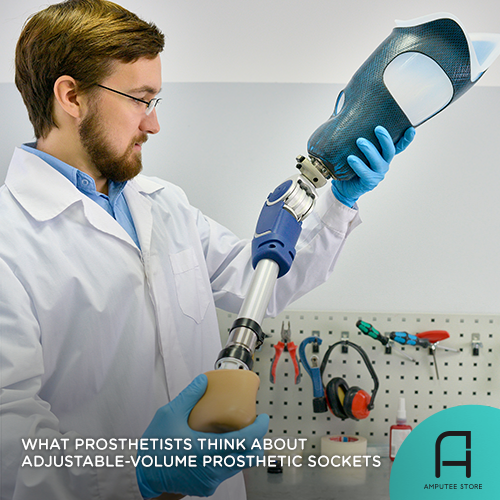 Prosthetists were surveyed for their thoughts about adjustable-volume prosthetic sockets.