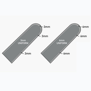 Cushion Alps ProFit uniform thickness in both 3mm and 6mm options.