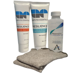 There are 4 products in your sweat control bundle by Amputee Store