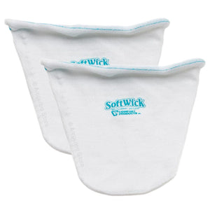 Comfort Soft Wick Half Sock for size 3 and 4 longer length 2 pack.