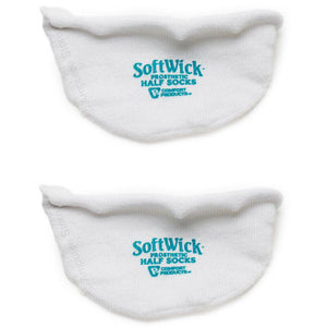 Comfort SoftWick half socks in 2 pack.