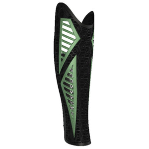 Techni leg cover with green vents.