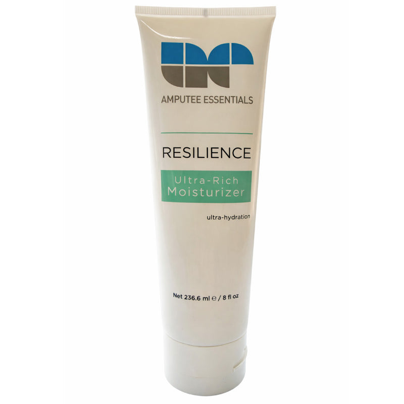 Amputee Essentials Resilience Ultra-Rich Prosthetic Moisturizer, Skin Repair, 8 oz (236.6 ml) Tube