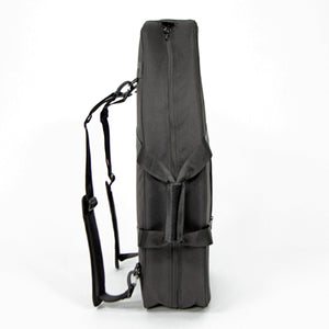 Adjustable straps and handles to travel with your prosthetic leg.
