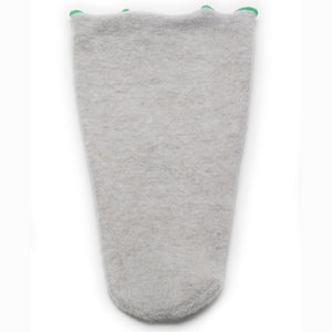 Fleeced interior makes this knit-rite soft sock with x-static very comfortable and soft.