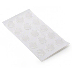 silipos gel dots with adhesive back to relieve socket pressure.