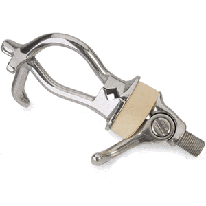 Hosmer Model 7 Prosthetic work hook made from stainless steel.