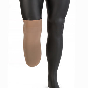 Juzo BK compression socks are used to prevent excessive swelling within a residual limb.