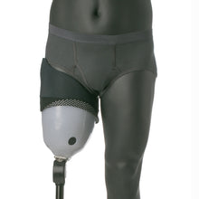 Load image into Gallery viewer, Reflect knit-rite AK brim sheath over above-knee socket to reduce skin pulling and skin irritation.