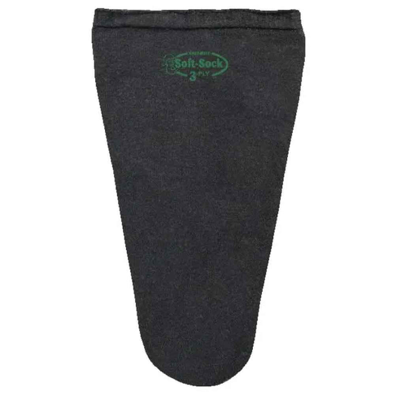 Knit-Rite Soft Sock Black, Seamless Toe, Moisture Control, Sensitive Skin