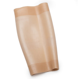 Ossur Genu Prosthetic Sleeve is made with TPE gel and fabric cover for full knee motion of below knee amputees.