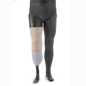 Ossur Genu prosthetic Sleeve designed for suspension of below knee prosthetic leg.